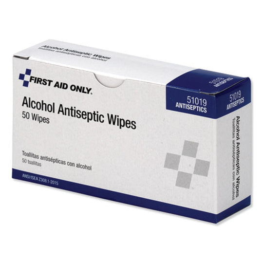 FIRST AID ALCOHOL PADS - 50/BOX