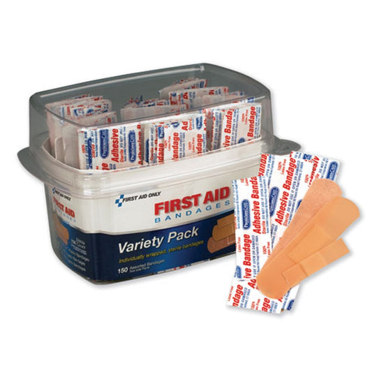 FIRST AID BANDAGES - ASSORTED - 150 PIECES/KIT