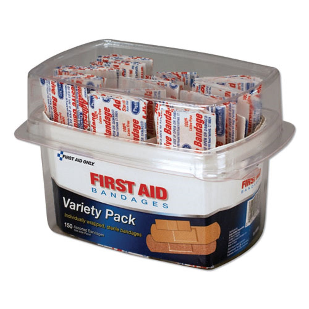 FIRST AID BANDAGES - ASSORTED - 150 PIECES/KIT