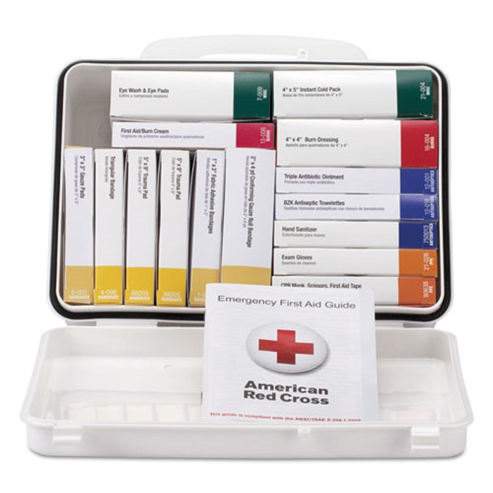 UNITIZED ANSI CLASS A WEATHERPROOF FIRST AID KIT FOR 25 PEOPLE