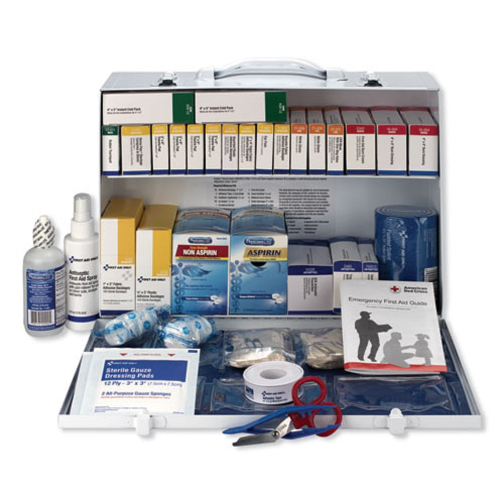 ANSI 2015 CLASS B+ TYPE I AND II INDUSTRIAL FIRST AID KIT FOR 75 PEOPLE - 446 PIECES