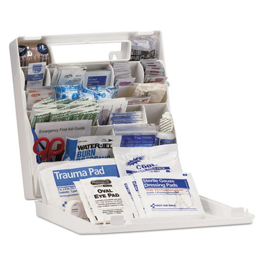 ANSI CLASS A+ FIRST AID KIT FOR 50 PEOPLE - 183 PIECES - PLASTIC CASE