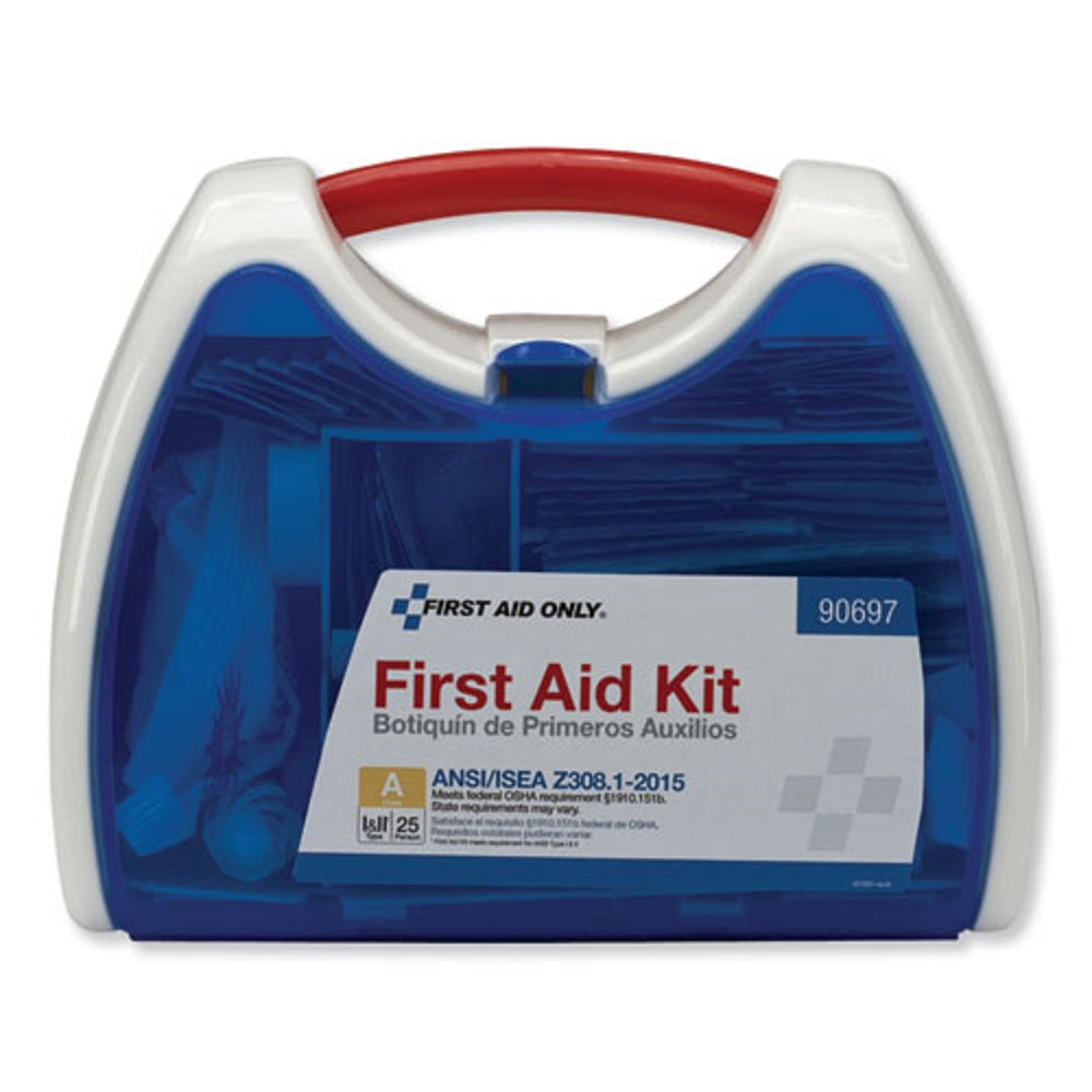 READY CARE FIRST AID KIT FOR 25 PEOPLE, ANSI A+ - 139 PIECES - PLASTIC CASE