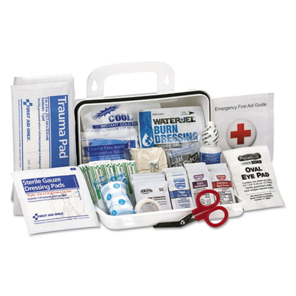 ANSI CLASS A 10 PERSON FIRST AID KIT - 71 PIECES - PLASTIC CASE