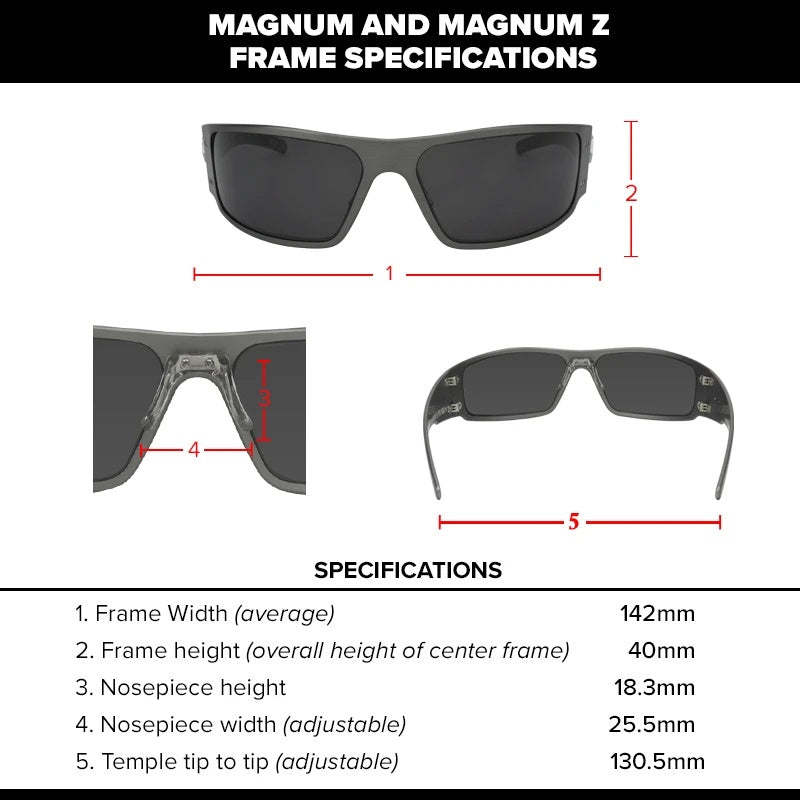 GATORZ MAGNUM NON-POLAR - BLACKOUT / CLEAR