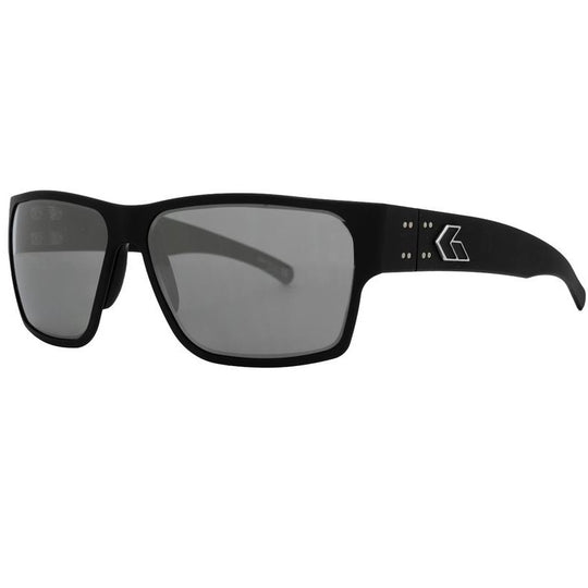 GATORZ DELTA MATTE BLACK - SMOKE POLARIZED W/CHROME MIRROR