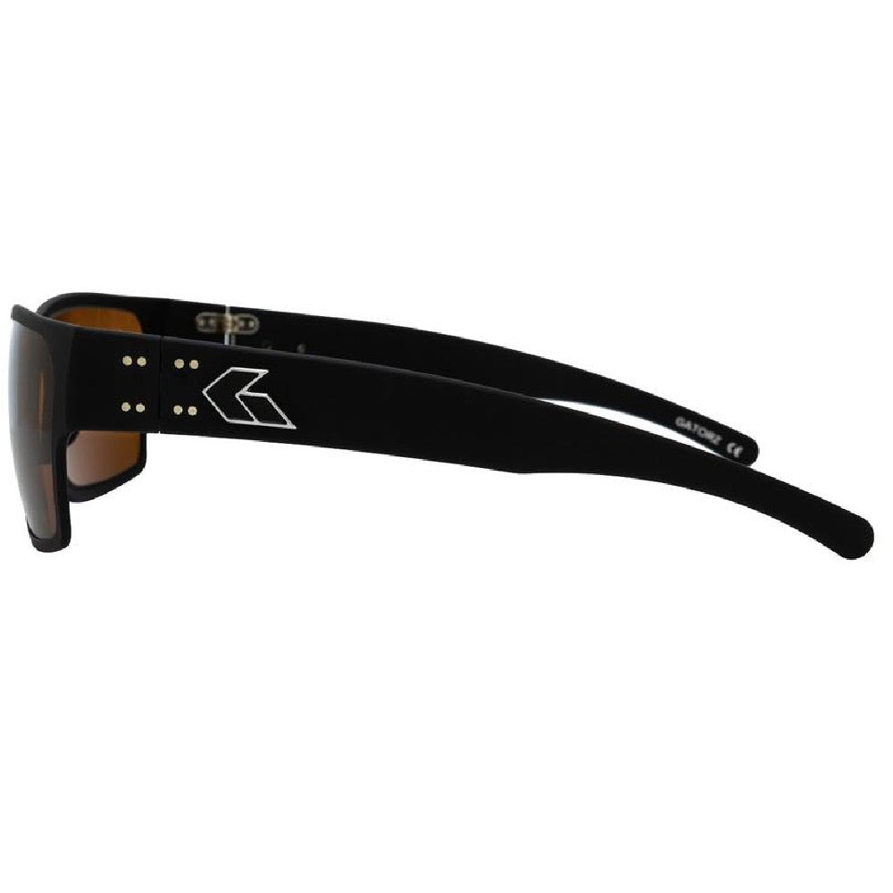 GATORZ DELTA MATTE BLACK - BROWN POLARIZED