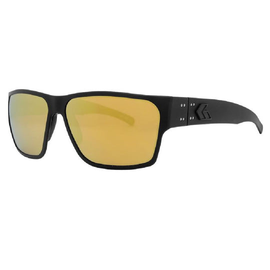 GATORZ DELTA MATTE BLACK - GOLD MIRROR POLARIZED