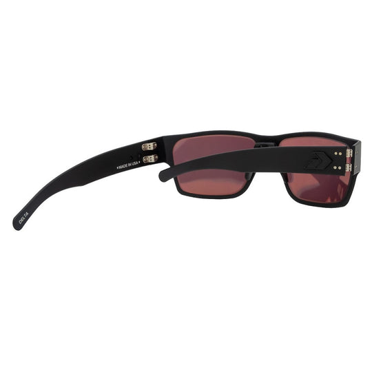 GATORZ DELTA MATTE BLACK - GOLD MIRROR POLARIZED