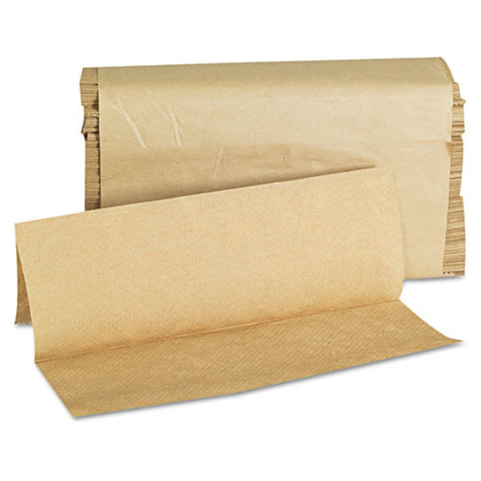 GEN FOLDED PAPER TOWELS, MULTIFOLD - NATURAL - 250 TOWELS/PACK/CARTON