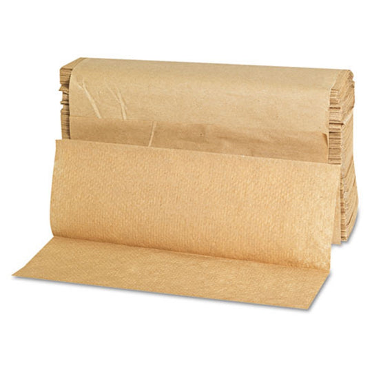 GEN FOLDED PAPER TOWELS, MULTIFOLD - NATURAL - 250 TOWELS/PACK/CARTON