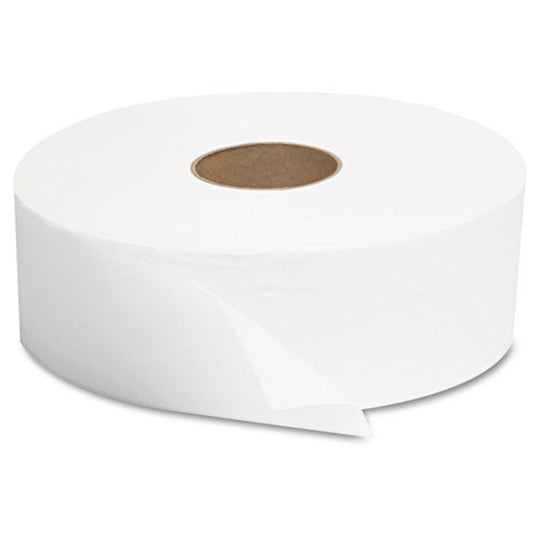 GEN JRT JUMBO BATH TISSUE, SEPTIC SAFE, 1-PLY - WHITE - 6 ROLLS/CARTON