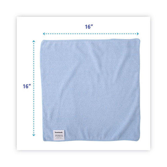 GEN MICROFIBER CLEANING CLOTHS - BLUE - 24 CLOTHS/PACK