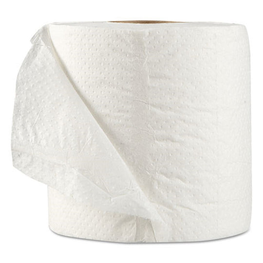 GEN STANDARD BATH TISSUE, SEPTIC SAFE, 1 PLY - WHITE - 1,000 SHEETS/ROLL, 96 WRAPPED ROLLS/CARTON