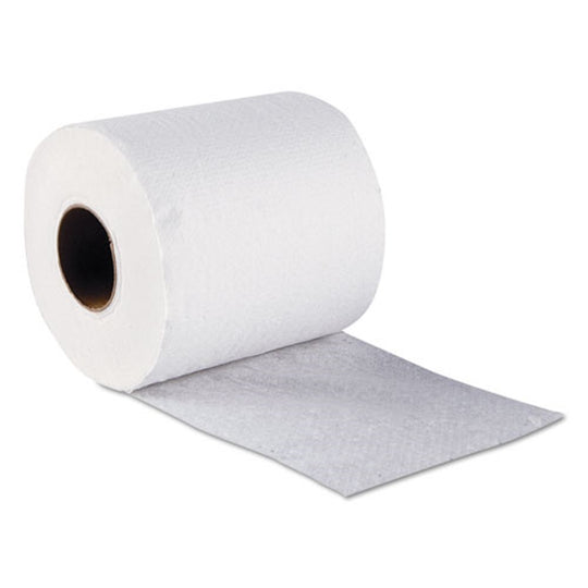 GEN STANDARD BATH TISSUE, SEPTIC SAFE, 1 PLY - WHITE - 1,000 SHEETS/ROLL, 96 WRAPPED ROLLS/CARTON