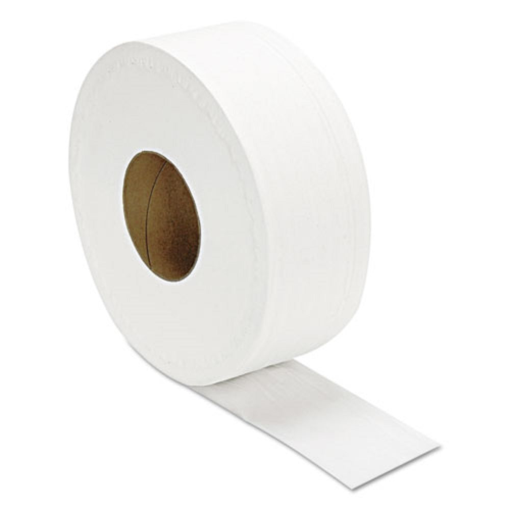 GEN JUMBO BATHROOM TISSUE, 2 PLY - WHITE - 12 ROLLS/CARTON