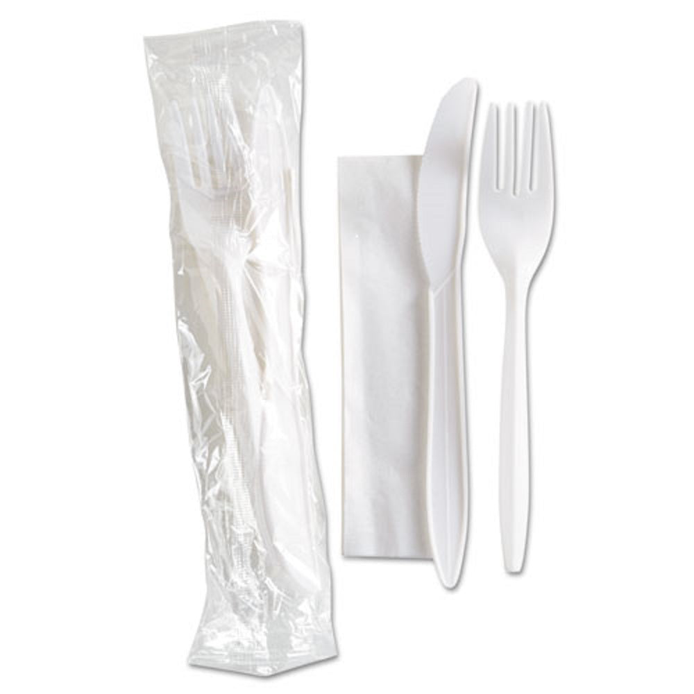 GEN WRAPPED CUTLERY KIT - 500 KITS/CARTON