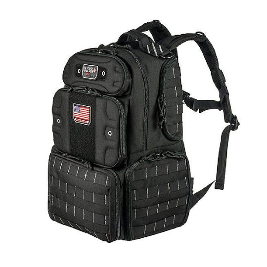 TACTICAL RANGE BACKPACK TALL - HOLDS 4 HANDGUNS