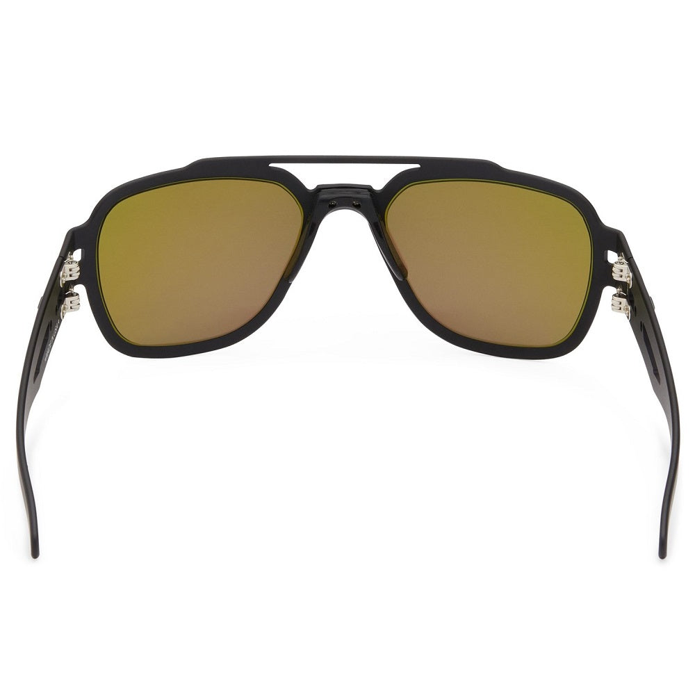 STARK - MATTE BLACKOUT / BROWN POLARIZED w/ GREEN MIRROR