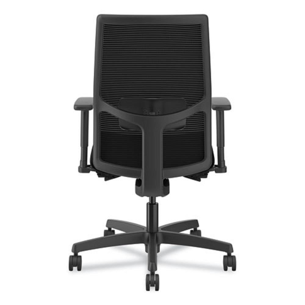 HON IGNITION 2.0 4-WAY STRETCH MID BACK MESH TASK CHAIR - BLACK