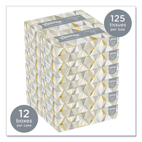 KLEENEX® WHITE FACIAL TISSUE FOR BUSINESS - 12/BOXES/CARTON