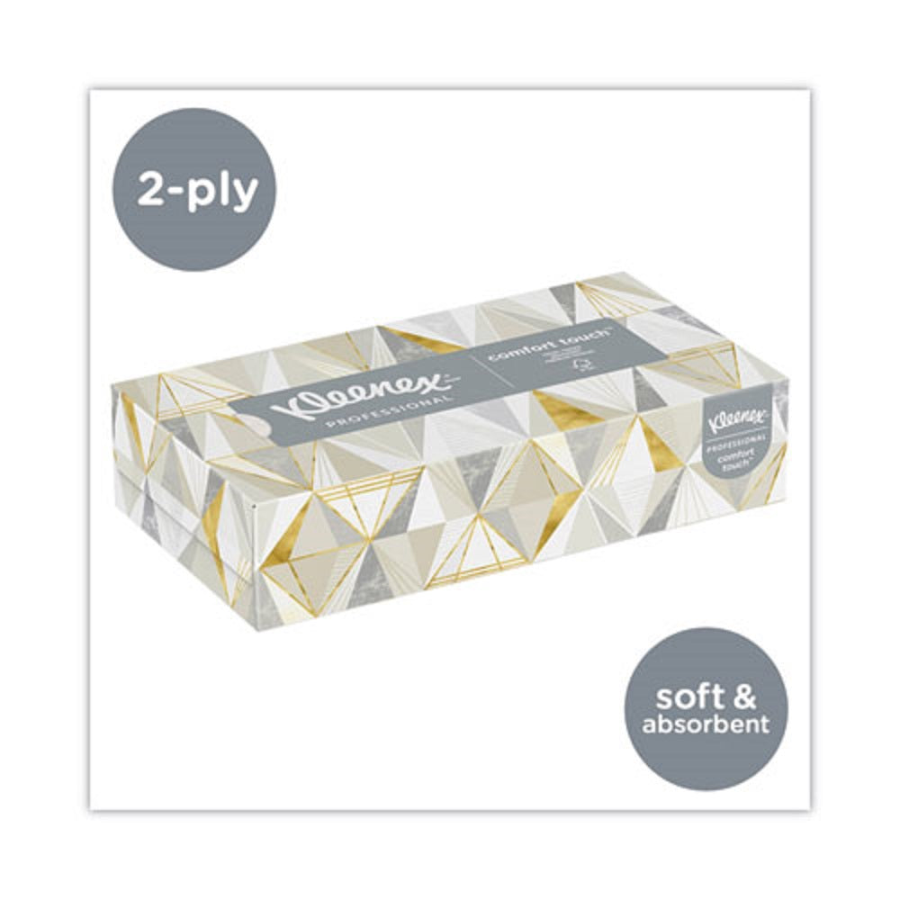 KLEENEX® WHITE FACIAL TISSUE FOR BUSINESS - 12/BOXES/CARTON