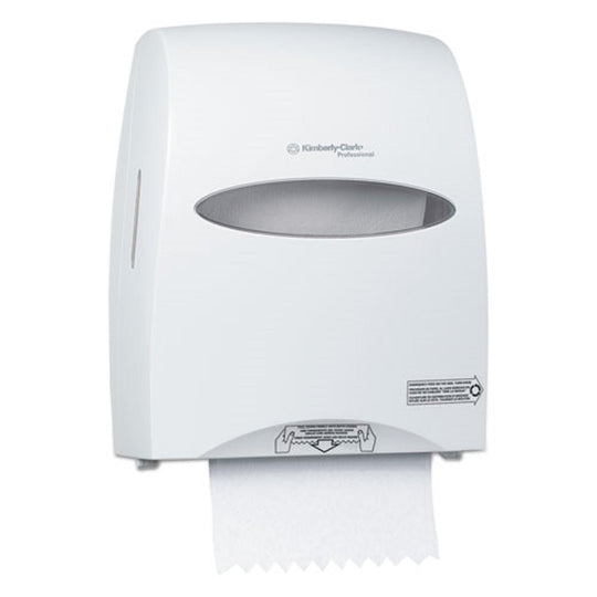 SANITOUCH HARD ROLL TOWEL DISPENSER - WHITE