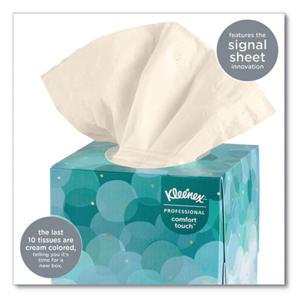 KLEENEX® BOUTIQUE WHITE FACIAL TISSUE FOR BUSINESS - 95 SHEETS/BOX - 36 BOXES/CARTON