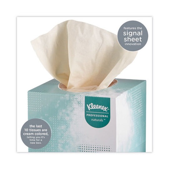 KLEENEX® NATURALS FACIAL TISSUE FOR BUSINESS - 95 SHEETS/BOX - 36 BOXES/CARTON