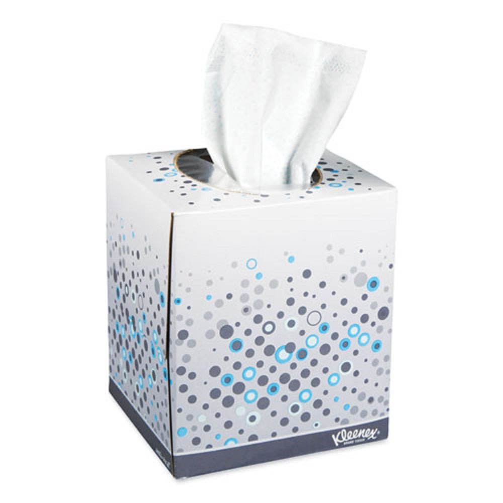 KLEENEX® BOUTIQUE ANTI-VIRAL TISSUE - 3 PLY - WHITE - 60/BOX, 3 BOXES/PACK