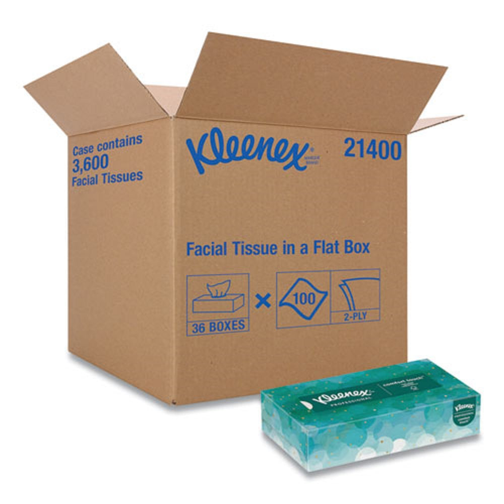 KLEENEX® WHITE FACIAL TISSUE FOR BUSINESS