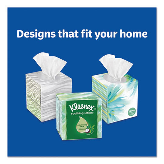 KLEENEX® LOTION FACIAL TISSUE - WHITE - 65 SHEETS/BOX - 27 BOXES/CARTON