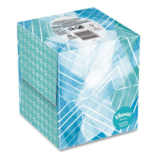 KLEENEX® COOL TOUCH FACIAL TISSUE - 2 PLY - WHITE - 45 SHEETS/BOX