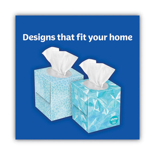 KLEENEX® COOL TOUCH FACIAL TISSUE - 2 PLY - WHITE - 45 SHEETS/BOX