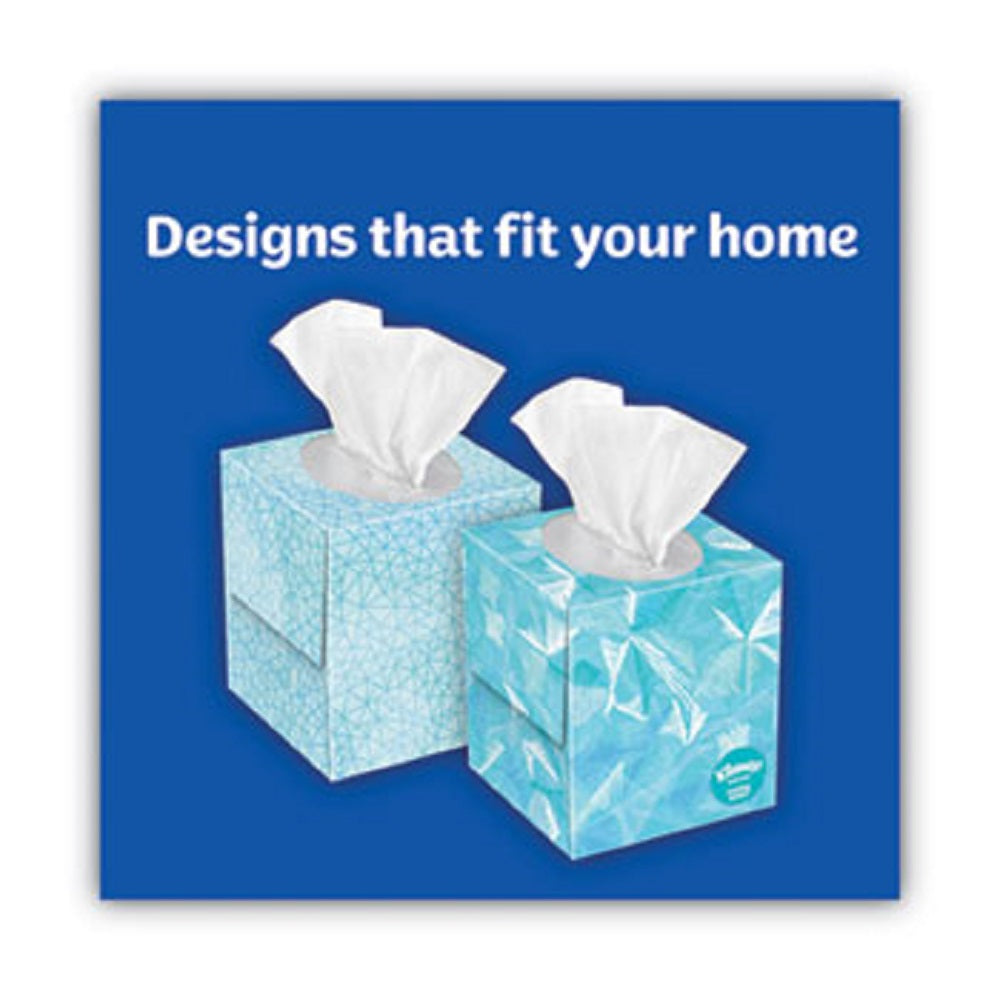 KLEENEX® COOL TOUCH FACIAL TISSUE - 2 PLY - WHITE - 45 SHEETS/BOX - 27 BOXES/CARTON