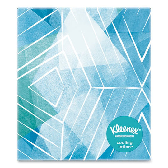 KLEENEX® COOL TOUCH FACIAL TISSUE - 2 PLY - WHITE - 45 SHEETS/BOX - 27 BOXES/CARTON