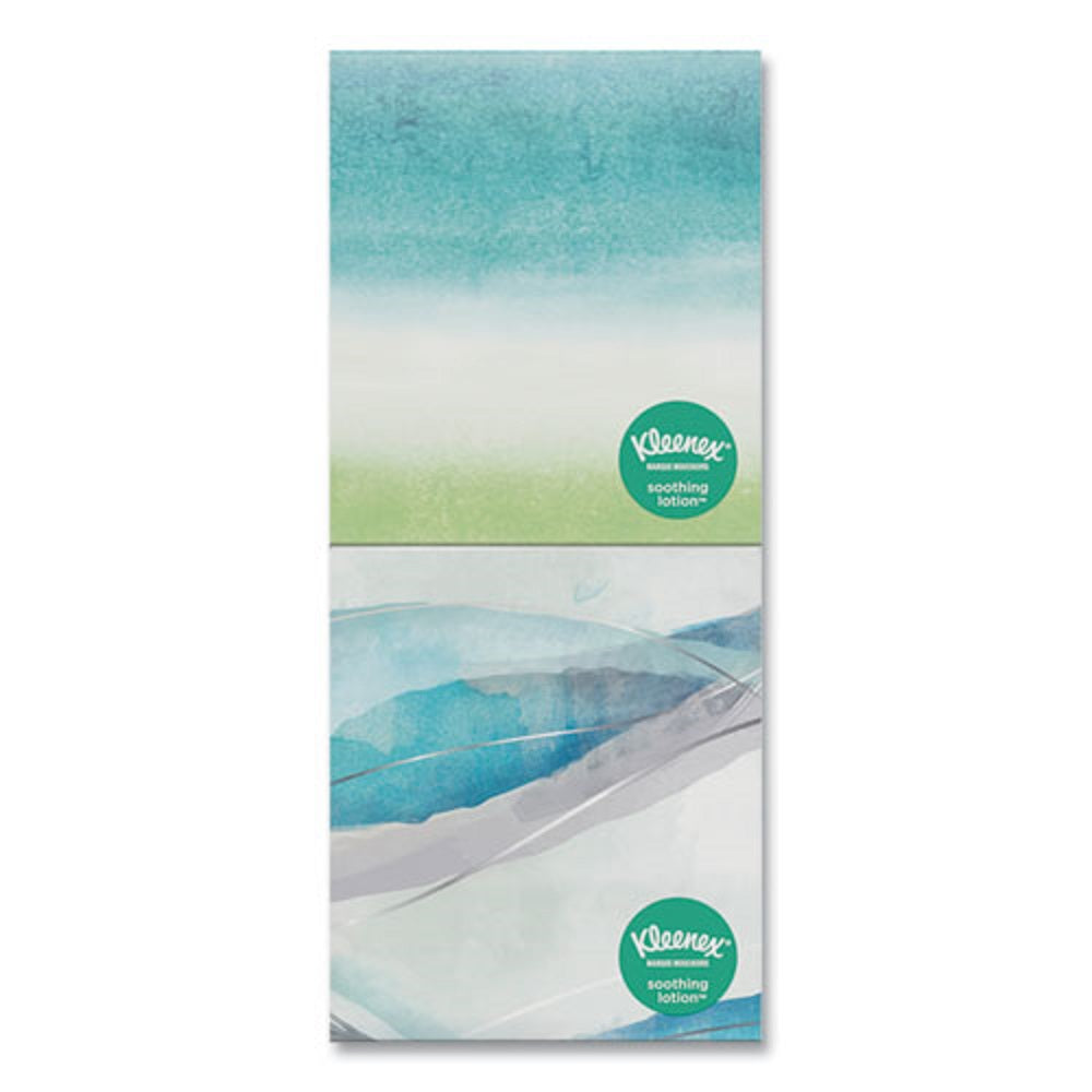 KLEENEX® LOTION FACIAL TISSUE - 2 PLY - WHITE - 65 SHEETS/BOX - 4 BOXES/PACK - 8 PACKS/CARTON