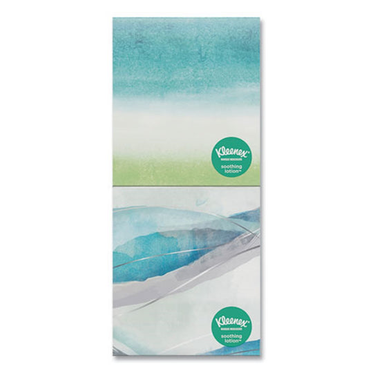 KLEENEX® LOTION FACIAL TISSUE - 2 PLY - WHITE - 65 SHEETS/BOX - 4 BOXES/PACK - 8 PACKS/CARTON
