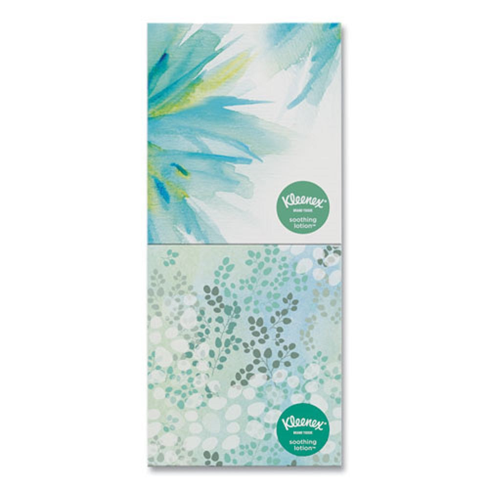 KLEENEX® LOTION FACIAL TISSUE - 2 PLY - WHITE - 65 SHEETS/BOX - 4 BOXES/PACK - 8 PACKS/CARTON