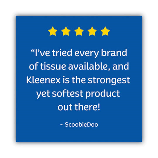 KLEENEX® TRUSTED CARE FACIAL TISSUE - 2 PLY - WHITE - 144 SHEETS/BOX - 3 BOXES/PACK - 12 PACKS/CARTON