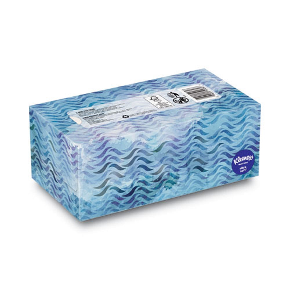 KLEENEX® ULTRA SOFT FACIAL TISSUE - 3 PLY - WHITE - 110 SHEETS/BOX - 4 BOXES/PACK