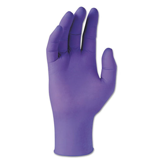 PURPLE NITRILE EXAM GLOVES - 242 mm LENGTH - X-SMALL - 6 mL- PURPLE - 100/BOX