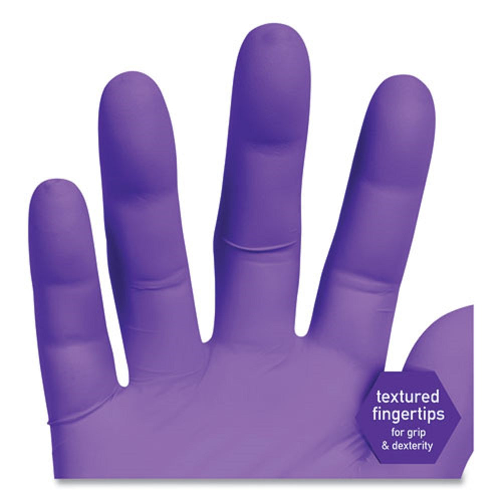 PURPLE NITRILE EXAM GLOVES - 242 mm LENGTH - SMALL - 6 mil - PURPLE - 1000/BOX