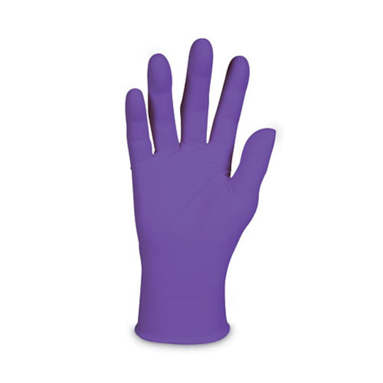 PURPLE NITRILE EXAM GLOVES - 242 mm LENGTH - SMALL- PURPLE - 100/BOX