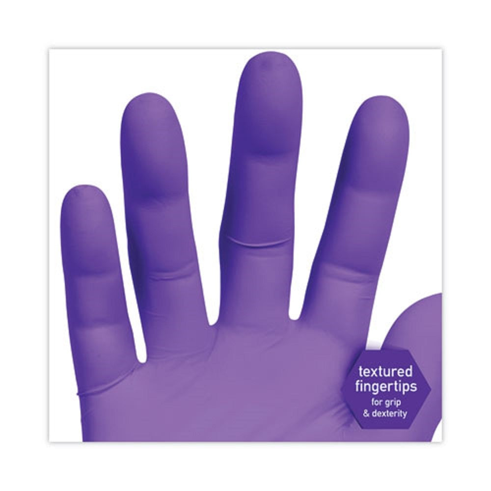 PURPLE NITRILE EXAM GLOVES - 242 mm LENGTH - SMALL- PURPLE - 100/BOX