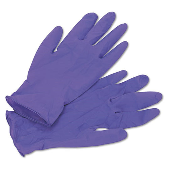 PURPLE NITRILE EXAM GLOVES - 242 mm LENGTH - MEDIUM - PURPLE - 1000/BOX