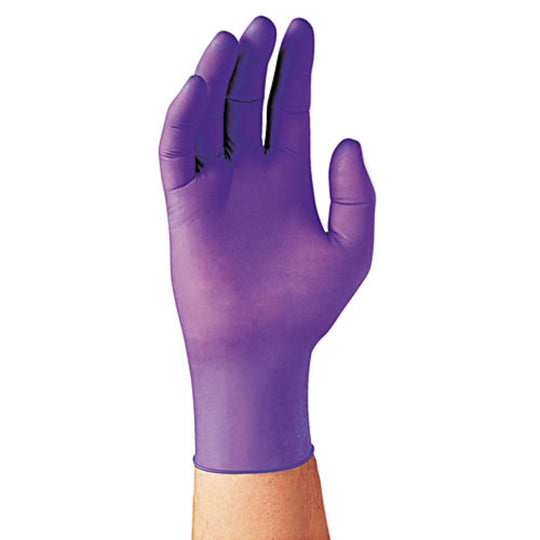 PURPLE NITRILE EXAM GLOVES - 242 mm LENGTH - MEDIUM - PURPLE - 1000/BOX