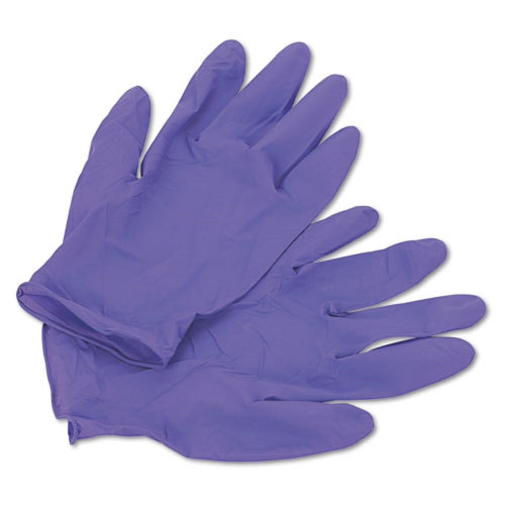 PURPLE NITRILE EXAM GLOVES - 242 mm LENGTH - LARGE - PURPLE - 1000/CARTON