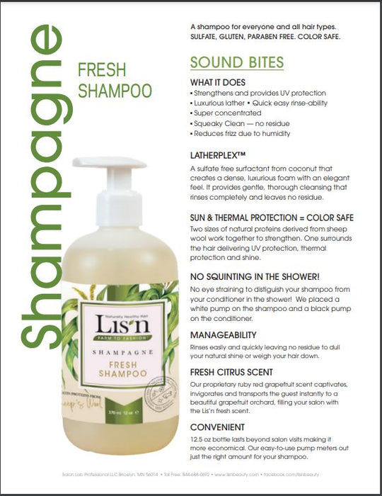 SHAMPAGNE FRESH SHAMPOO