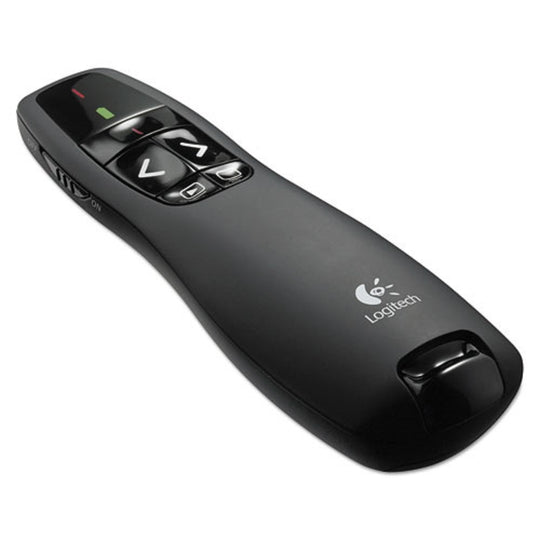 LOGITECH R400 WIRELESS PRESENTATION REMOTE W/LASER POINTER - MATTE BLACK